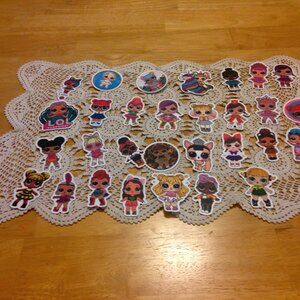 L.O.L. Surprise stickers for crafts, scrapbooking, Etc